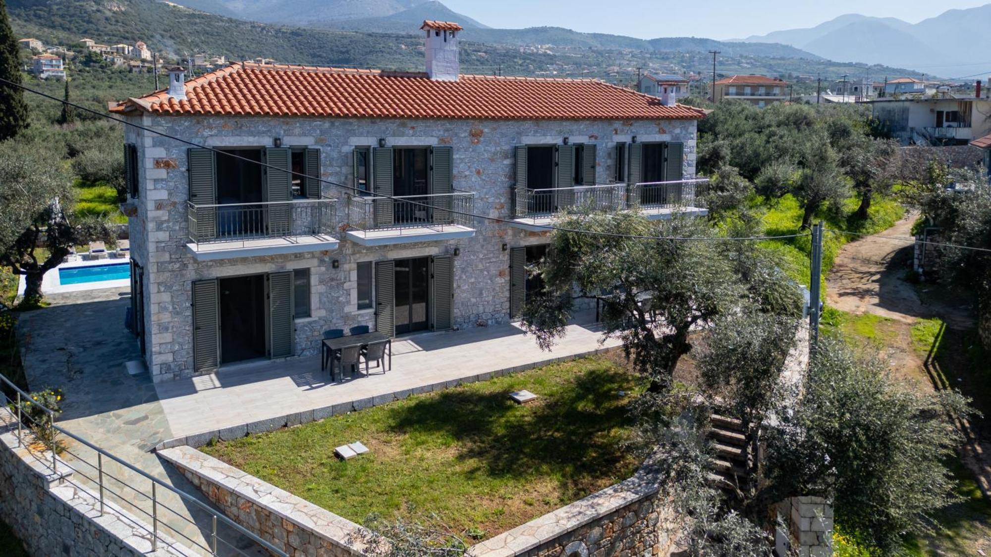Torri Di Pietra Villa Stoupa Ngoại thất bức ảnh