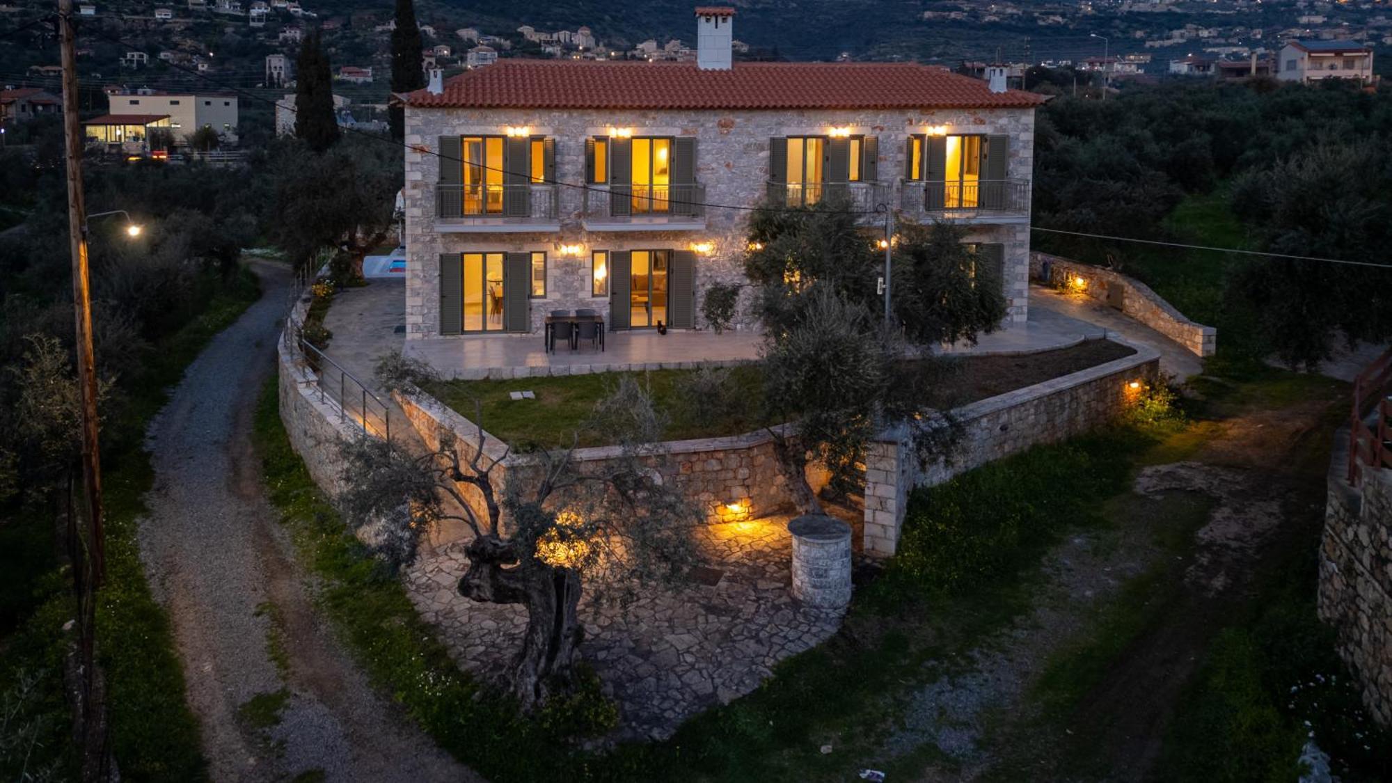 Torri Di Pietra Villa Stoupa Ngoại thất bức ảnh