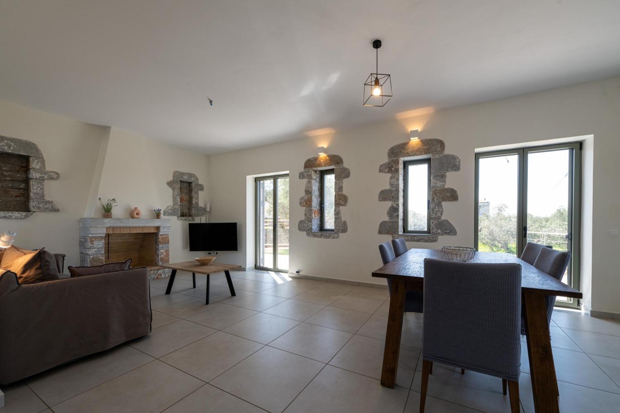 Torri Di Pietra Villa Stoupa Phòng bức ảnh